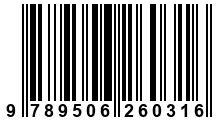 Código de Barras de '.9789506260316.'