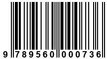 Código de Barras de '.9789560000736.'
