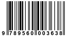 Código de Barras de '.9789560003638.'