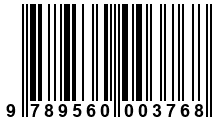 Código de Barras de '.9789560003768.'