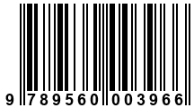 Código de Barras de '.9789560003966.'