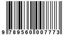 Código de Barras de '.9789560007773.'
