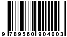Código de Barras de '.9789560904003.'