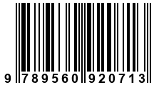 Código de Barras de '.9789560920713.'