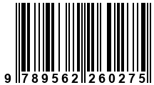 Código de Barras de '.9789562260275.'