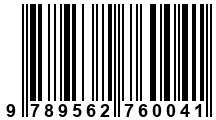 Código de Barras de '.9789562760041.'