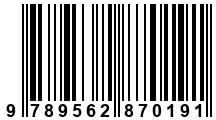 Código de Barras de '.9789562870191.'