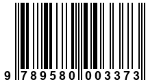 Código de Barras de '.9789580003373.'