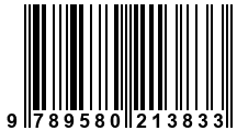 Código de Barras de '.9789580213833.'