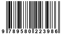 Código de Barras de '.9789580223986.'