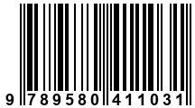Código de Barras de '.9789580411031.'