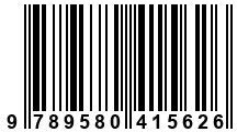 Código de Barras de '.9789580415626.'