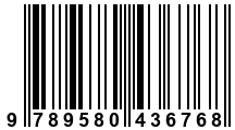 Código de Barras de '.9789580436768.'