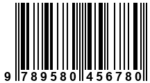 Código de Barras de '.9789580456780.'