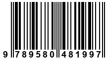 Código de Barras de '.9789580481997.'