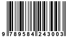 Código de Barras de '.9789584243003.'