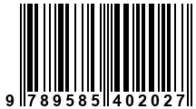 Código de Barras de '.9789585402027.'