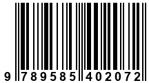 Código de Barras de '.9789585402072.'