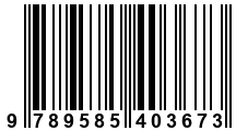 Código de Barras de '.9789585403673.'