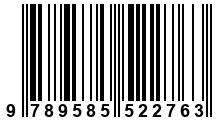 Código de Barras de '.9789585522763.'
