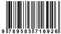 Código de Barras de '.9789585716926.'