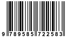 Código de Barras de '.9789585722583.'