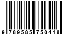 Código de Barras de '.9789585750418.'