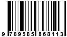 Código de Barras de '.9789585868113.'