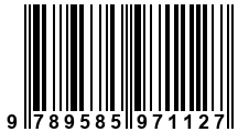 Código de Barras de '.9789585971127.'