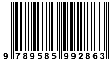 Código de Barras de '.9789585992863.'