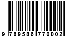 Código de Barras de '.9789586770002.'