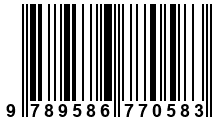 Código de Barras de '.9789586770583.'