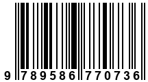 Código de Barras de '.9789586770736.'