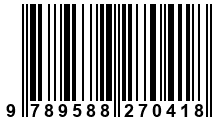 Código de Barras de '.9789588270418.'