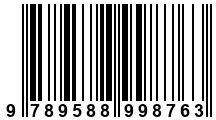 Código de Barras de '.9789588998763.'