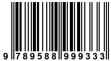 Código de Barras de '.9789588999333.'