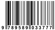 Código de Barras de '.9789589033777.'