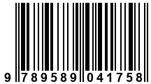 Código de Barras de '.9789589041758.'