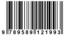 Código de Barras de '.9789589121993.'