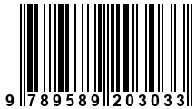 Código de Barras de '.9789589203033.'