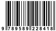 Código de Barras de '.9789589228418.'