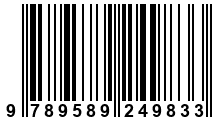 Código de Barras de '.9789589249833.'
