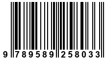 Código de Barras de '.9789589258033.'