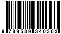 Código de Barras de '.9789589340363.'
