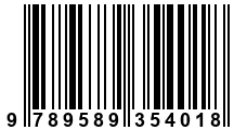 Código de Barras de '.9789589354018.'