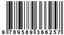 Código de Barras de '.9789589366257.'