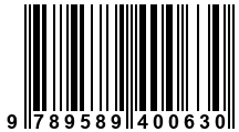 Código de Barras de '.9789589400630.'
