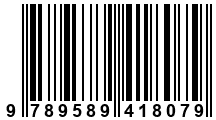 Código de Barras de '.9789589418079.'