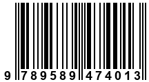 Código de Barras de '.9789589474013.'