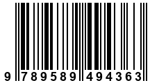 Código de Barras de '.9789589494363.'